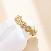 304 Stainless Steel Open Cuff Ring for Women RJEW-Z083-01G-2