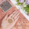 DICOSMETIC 180pcs 6 Styles 202 Stainless Steel Beads STAS-DC0015-05-3