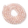 Electroplate Glass Beads Strands EGLA-D018-6x6mm-32-3