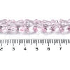 Electroplate Glass Beads Strands EGLA-P063-PL01-4