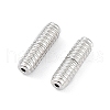 Anti-Tarnish Rhodium Plated 925 Sterling Silver Screw Clasps STER-K173-07P-3