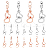 SUPERFINDINGS 32Pcs 2 Colors Alloy European Dangle Charms FIND-FH0007-62-1