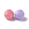 Spray Painted ABS Plastic Beads KY-G025-04-3