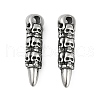 316 Surgical Stainless Steel Pendants STAS-G349-04A-AS-1