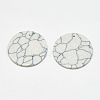 Synthetic Turquoise Pendants X-TURQ-S290-66B-2