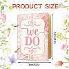 SUPERDANT 1 Set Wooden 2-Ring Loose Leaf Binder Postcard Phote Album Cover DIY-SD0001-02E-2