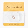 Brass Micro Pave Cubic Zirconia Charms X-ZIRC-Q002-137G-3