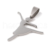 Non-Tarnish 201 Stainless Steel Pendants STAS-A094-05E-P-2