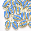 Alloy Enamel Pendants PALLOY-T065-27A-1