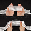 Gorgecraft 5M Flat White Color Polyester Wave Elastic Cord OCOR-GF0003-85B-3