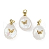 Natural Keshi Pearl Pendants STAS-Z136-01G-01-1