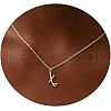Fashionable Brass Letter Heart Pendant Necklaces for Women FS-WGD0E1D-50-1