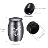 CREATCABIN Alloy Cremation Urn Kit AJEW-CN0001-11G-2