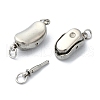 Tarnish Resistant 304 Stainless Steel Box Clasps STAS-Z066-05P-02-2