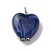 Acrylic Imitation Gemstone Style Pendants PALLOY-JF03511-2