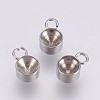 Tarnish Resistant 201 Stainless Steel Pendant Rhinestone Settings STAS-I088-L-05P-1
