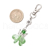 Angel Glass Pendant Decorations HJEW-MZ00261-04-3