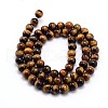 Natural Tiger Eye Beads Strands G-J303-11-6mm-2