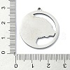 Non-Tarnish 201 Stainless Steel Pendants STAS-R118-04P-3