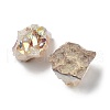 Electroplate Natural Citrine Cluster Display Decorations G-H084-04-2