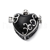 Brass Enamel Locket Pendants KK-F894-15P-03-1