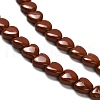 Natural Red Jasper Beads Strands G-P575-C02-6mm-4