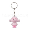 Cartoon Animals PVC Plastic Keychain KEYC-JKC00672-4