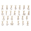 26Pcs Alloy Rhinestone Pendant Necklaces NJEW-JN05244-1