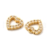 Brass Micro Pave Clear Cubic Zirconia Pendants KK-M238-02G-3