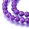 Electroplated Natural Lava Rock Beads Strands G-T098-01D-04-3