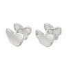 Brass Hoop Earrings EJEW-Q016-06P-2