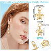 Beebeecraft 14Pcs Brass Charms KK-BBC0012-62-2