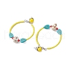 Glass Seed Beads Stud Earring EJEW-JE05982-5