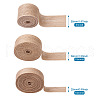 Yilisi 3 Rolls 3 Styles Burlap Ribbon OCOR-YS0001-04-9