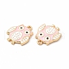 Alloy Enamel Pendants FIND-A025-03G-03-2
