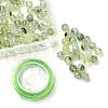 DIY Natural Prehnite Beads Jewelry Set Making DIY-LS0002-71-2