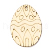 DIY Crafts Easter Egg Shape Cutouts Pendants AJEW-P087-B01-13-2