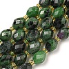 Natural Ruby in Zoisite Beads Strands G-N342-50-1
