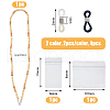 Wood Beaded Mobile Straps HJEW-AB00502-2