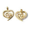 Plastic Imitation Pearl Pendants KK-P235-03G-1