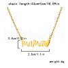 Mother's Day 304 Stainless Steel Word Mama Pendant Necklaces for Women FS-WG8A099-03-1