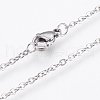 304 Stainless Steel Pendant  Necklaces NJEW-P224-08P-3