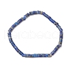 Natural Lapis Lazuli Beads Stretch Bracelets for Men Women BJEW-JB11670-03-2
