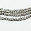 Round Full Rainbow Plated Imitation Jade Faceted(32 Facets) Electroplate Glass Beads Strands X-EGLA-J130-FR11-2