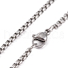 Stainless Steel Pendant Necklaces NJEW-L122-01P-3