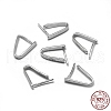 Anti-Tarnish Rhodium Plated 925 Sterling Silver Pendant Bails STER-L057-080A-P-4
