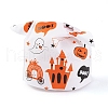 100Pcs Rabbit Shaped Halloween Candy Plastic Bags ABAG-U001-02O-1