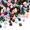 1200Pcs 12 Colors Opaque Acrylic European Beads MACR-TA0001-20-3