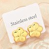 304 Stainless Steel Stud Earrings for Women EJEW-A125-58G-1