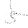 304 Stainless Steel Textured Cable Chain Bracelet Making AJEW-JB01342-02-4